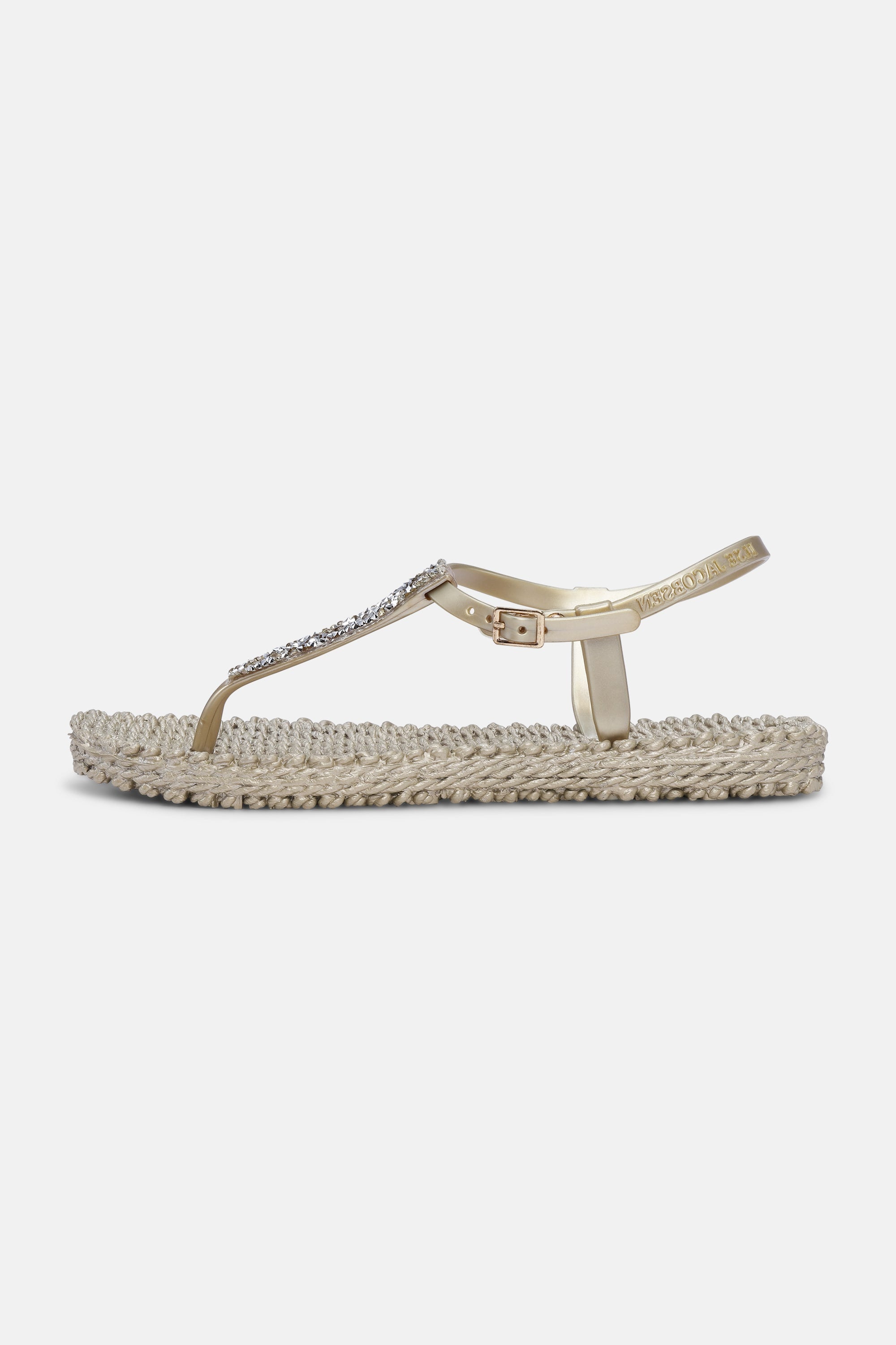 Tongs Avec Strass - Platin